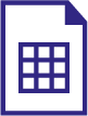 Spreadsheet Icon in #312783 HEX Color