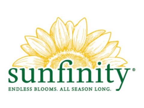 Sunfinity color logo in front of a white background